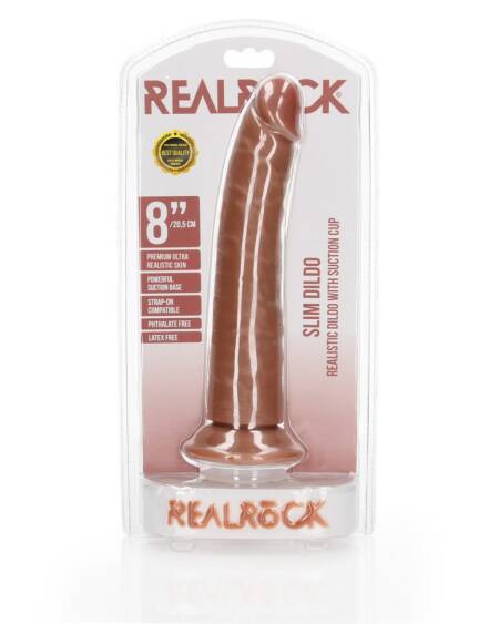 DILDO SLIM REALISTIC 8 /20,5 CM REALROCK