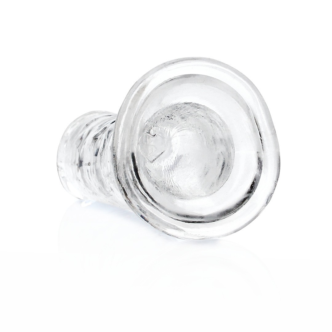DILDO STRAIGHT REALISTIC CRYSTAL CLEAR 6 /14,5 CM TRANSPARENTE REALROCK - Image 5