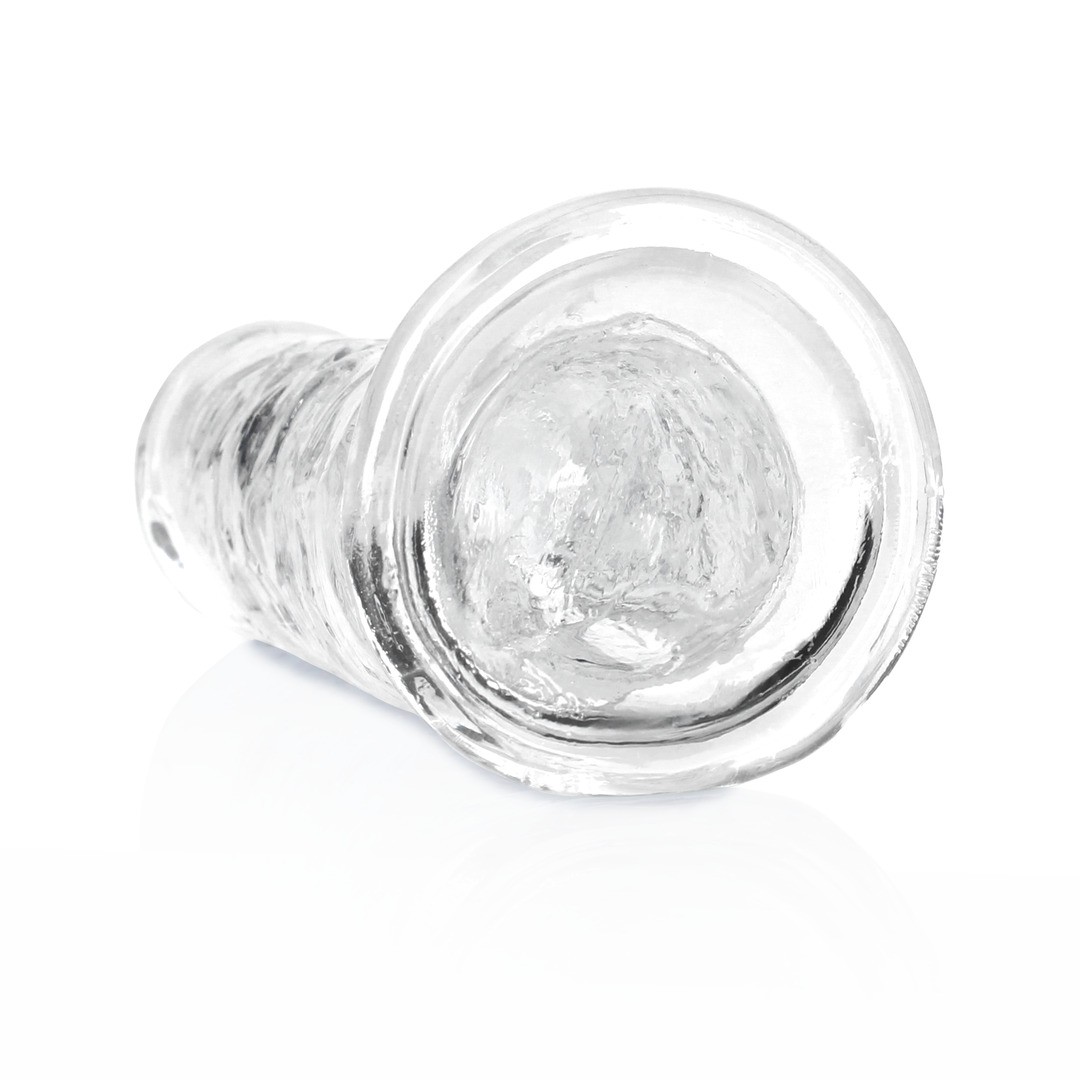 DILDO STRAIGHT REALISTIC CRYSTAL CLEAR 7 /18 CM TRANSPARENTE REALROCK - Image 5
