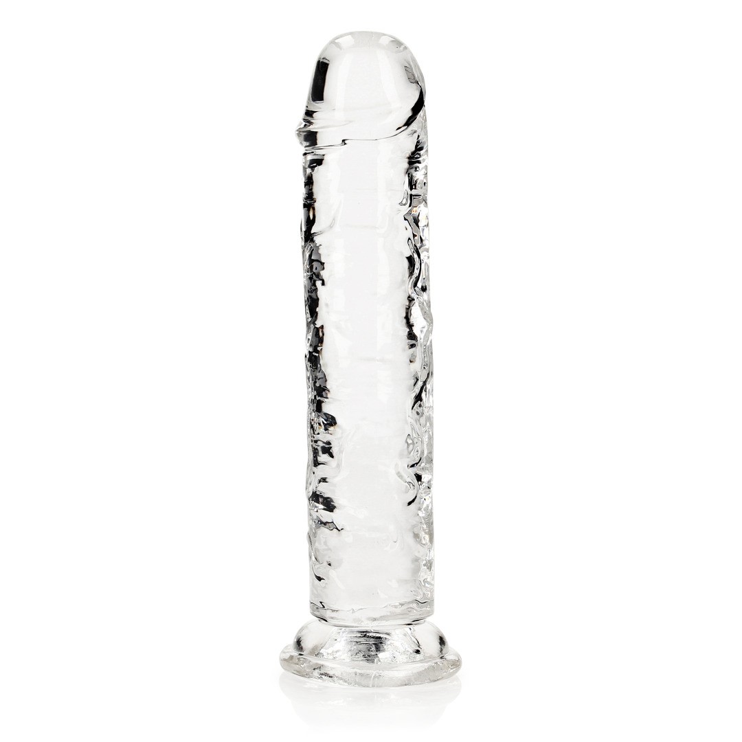DILDO STRAIGHT REALISTIC CRYSTAL CLEAR 8 /20 CM TRANSPARENTE REALROCK - Image 4