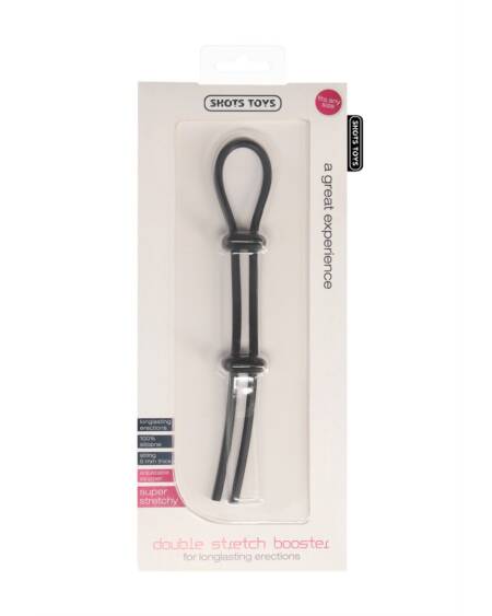ANEL PARA O PÉNIS DOUBLE STRETCH BOOSTER SHOTS TOYS