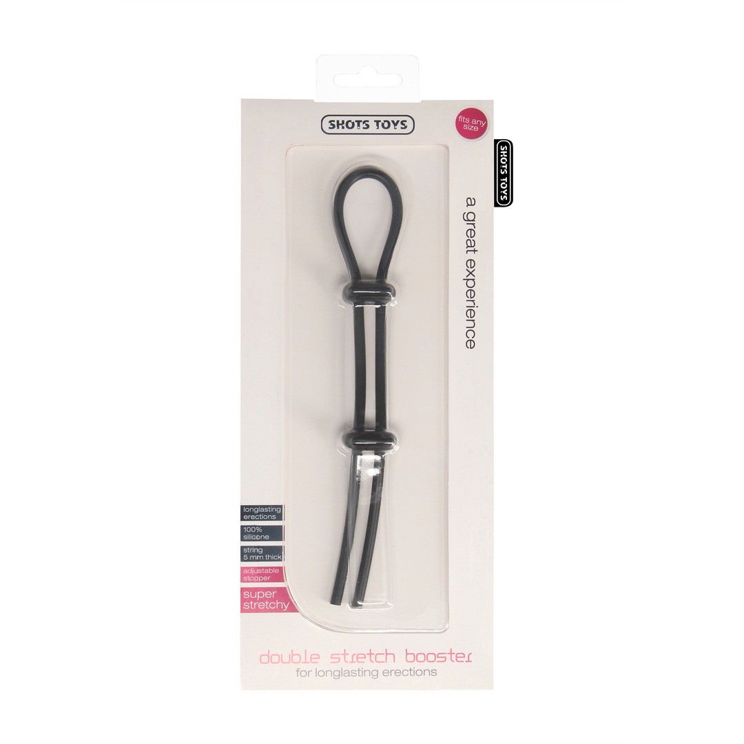 ANEL PARA O PÉNIS DOUBLE STRETCH BOOSTER SHOTS TOYS