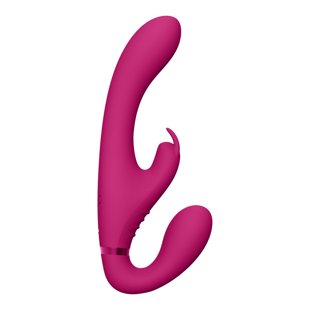 STRAP-ON SEM ARNÊS SUKI VIBRATING RABBIT ROSA VIVE - Image 4