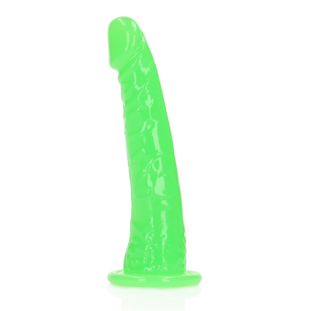 DILDO SLIM REALISTIC GLOW IN THE DARK 6'' / 15,5 CM REALROCK - Image 4