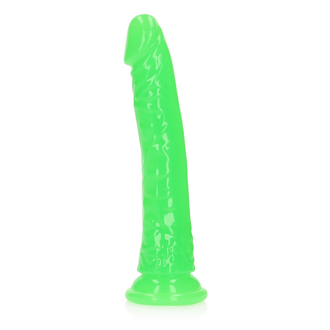 DILDO SLIM REALISTIC GLOW IN THE DARK 8'' / 20 CM REALROCK - Image 4