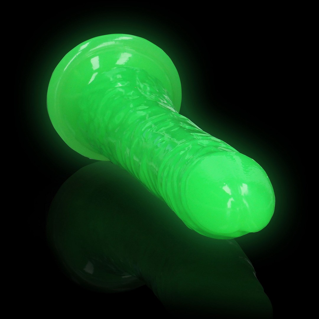 DILDO SLIM REALISTIC GLOW IN THE DARK 8'' / 20 CM REALROCK - Image 6