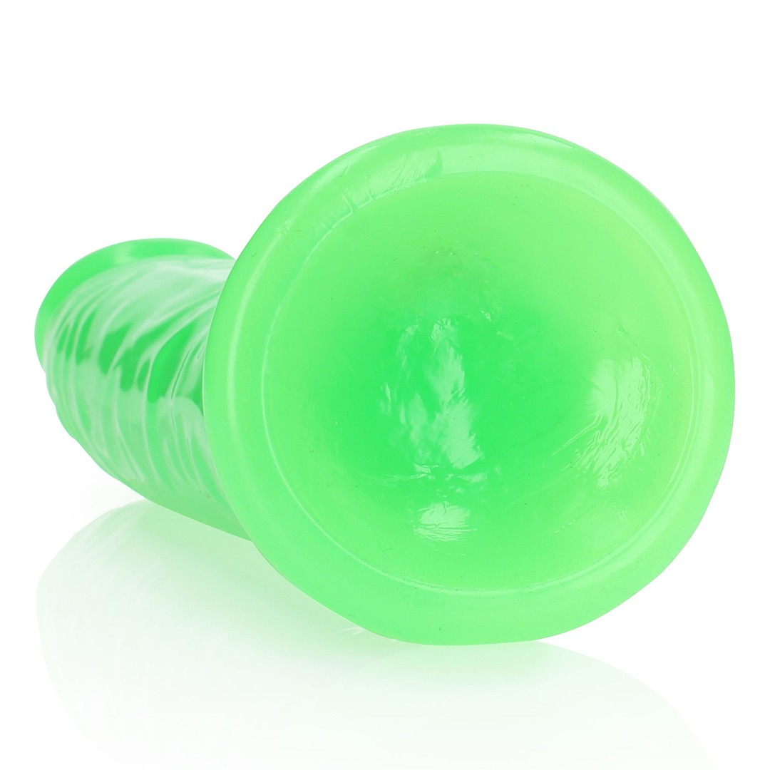DILDO SLIM REALISTIC GLOW IN THE DARK 9'' / 22,5 CM REALROCK - Image 5