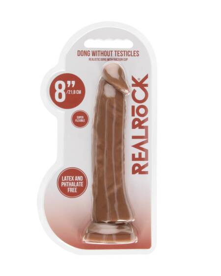 DILDO COM VENTOSA TAN 8 / 20 CM REALROCK