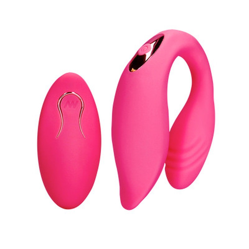 VIBRADOR DE CASAL COM COMANDO WILD STRAWBERRY LOVELINE - Image 7