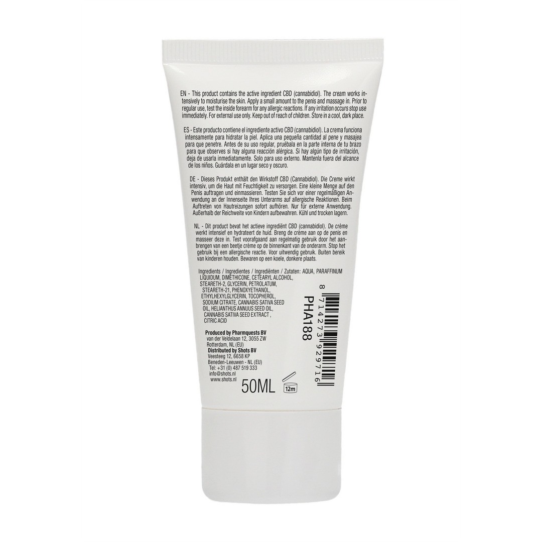 CREME PARA O PÉNIS NATURAL CBD 2 FL OZ 50 ML PHARMQUESTS - Image 3