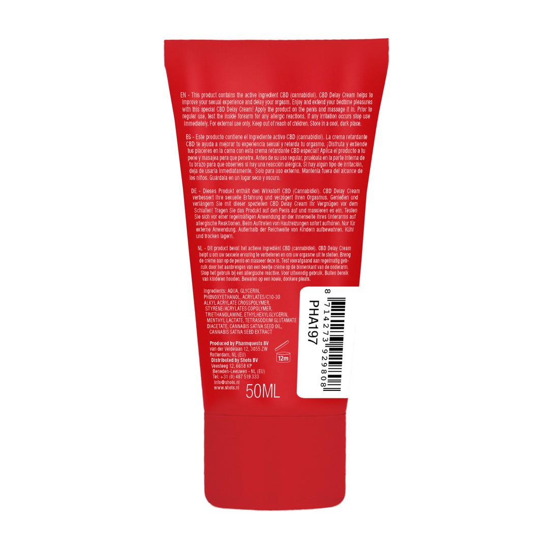 CREME RETARDANTE ORIGINAL CBD FROM AMSTERDAM 2 FL OZ 50 ML PHARMQUESTS - Image 3