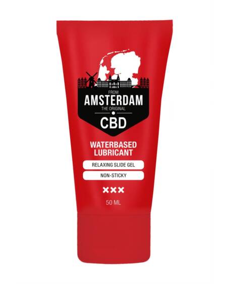 LUBRIFICANTE À BASE DE ÁGUA ORIGINAL CBD FROM AMSTERDAM 2 FL OZ 50 ML PHARMQUESTS