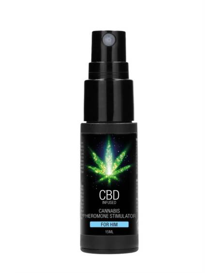 ATIVADOR DE FEROMONAS PARA HOMEM CBD CANNABIS 0.5 FL OZ 15 ML PHARMQUESTS