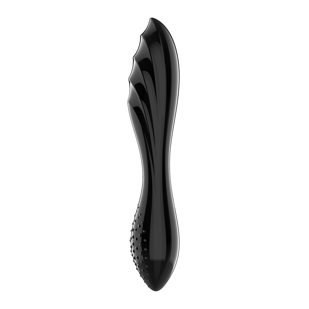 DILDO DE VIDRO DAZZLING CRYSTAL 1 PRETO SATISFYER - Image 3