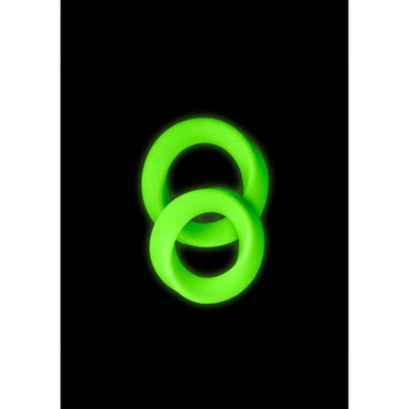 CONJUNTO DE 2 ANÉIS PARA O PÉNIS GLOW IN THE DARK OUCH! - Image 7