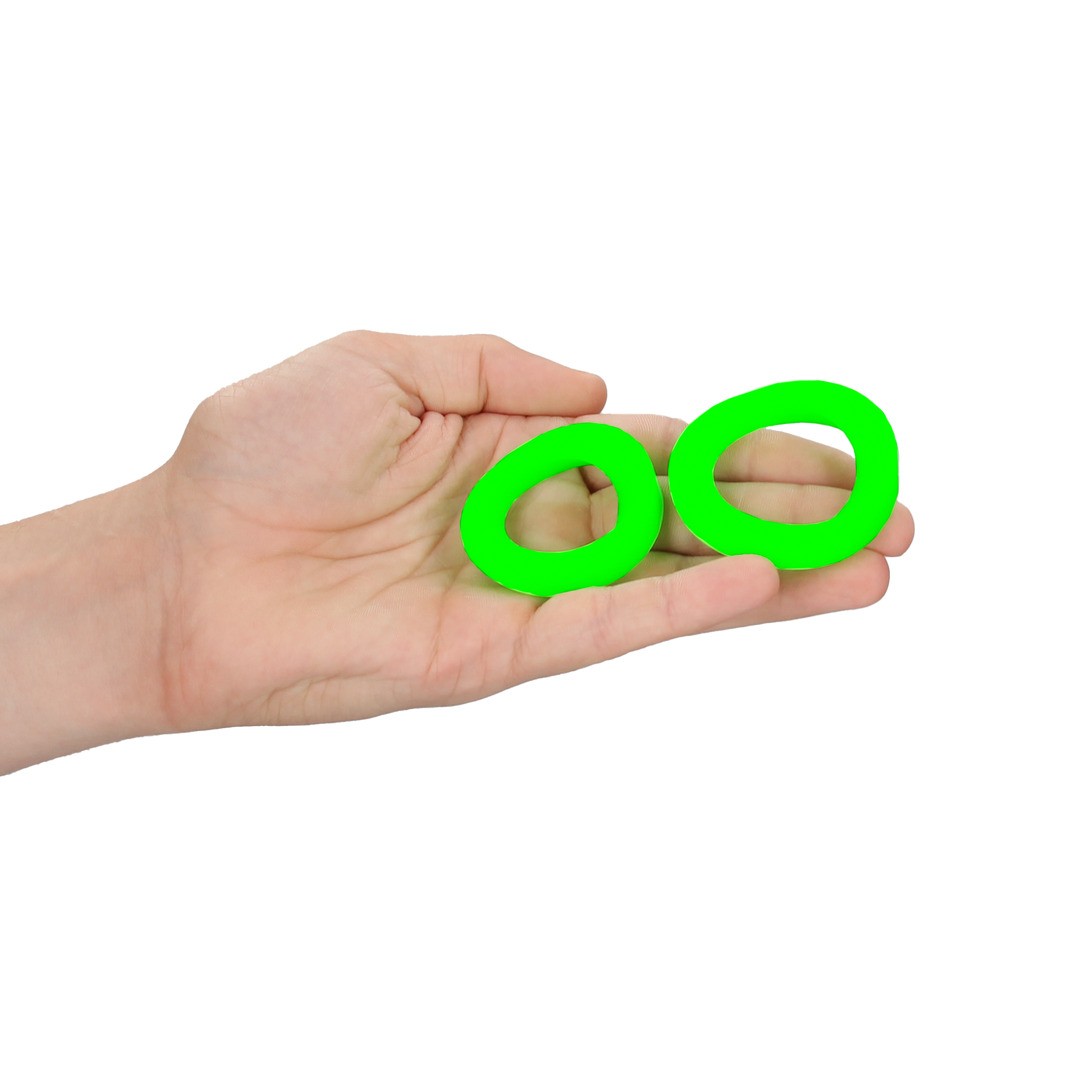 CONJUNTO DE 2 ANÉIS PARA O PÉNIS GLOW IN THE DARK OUCH! - Image 6