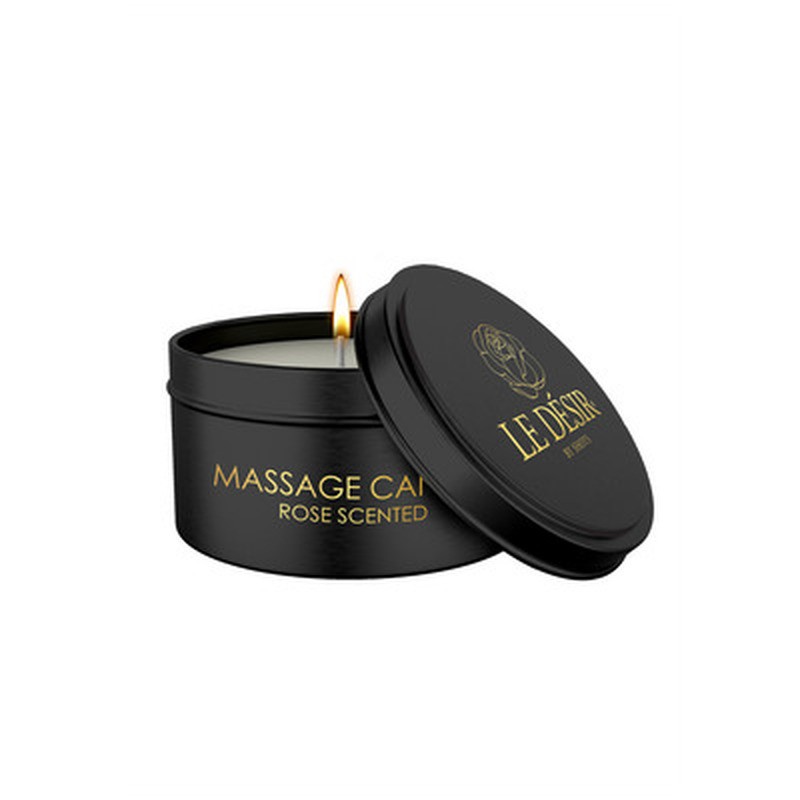 VELA DE MASSAGEM COM AROMA A ROSAS EROTIC 100 GR LE DÉSIR - Image 7