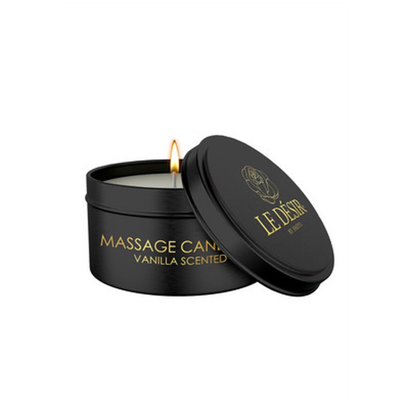 VELA DE MASSAGEM COM AROMA A BAUNILHA EROTIC 100 GR LE DÉSIR - Image 7
