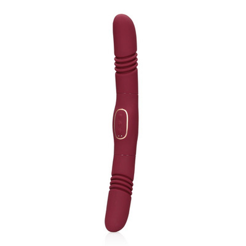 VIBRADOR DOUBLE-SIDED THRUSTING MERLOT GRAPE LOVELINE - Image 7