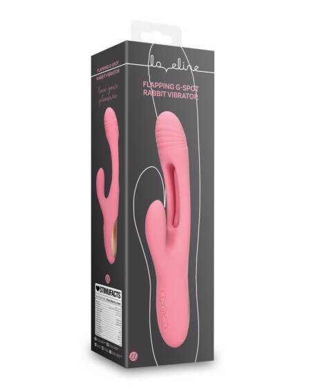 VIBRADOR FLAPPING G-SPOT RABBIT PINK ARABESQUE LOVELINE