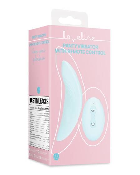 VIBRADOR DE CUECA COM COMANDO ARCTIC BLUE LOVELINE
