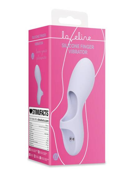 ESTIMULADOR SILICONE FINGER VIBRATOR LAVENDER LOVELINE