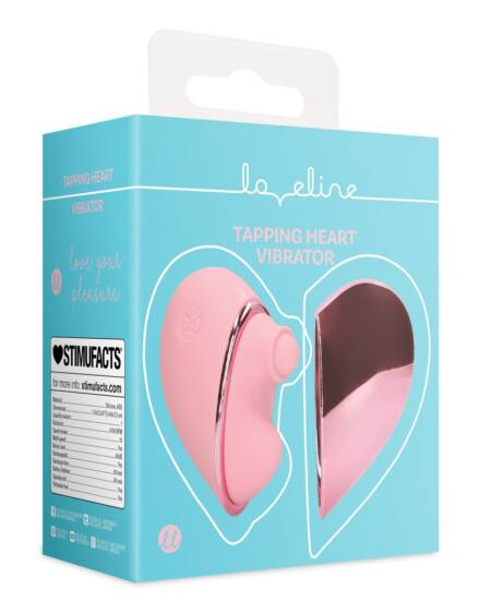 VIBRADOR CORAÇÃO DE BATIDA PINK ARABESQUE LOVELINE