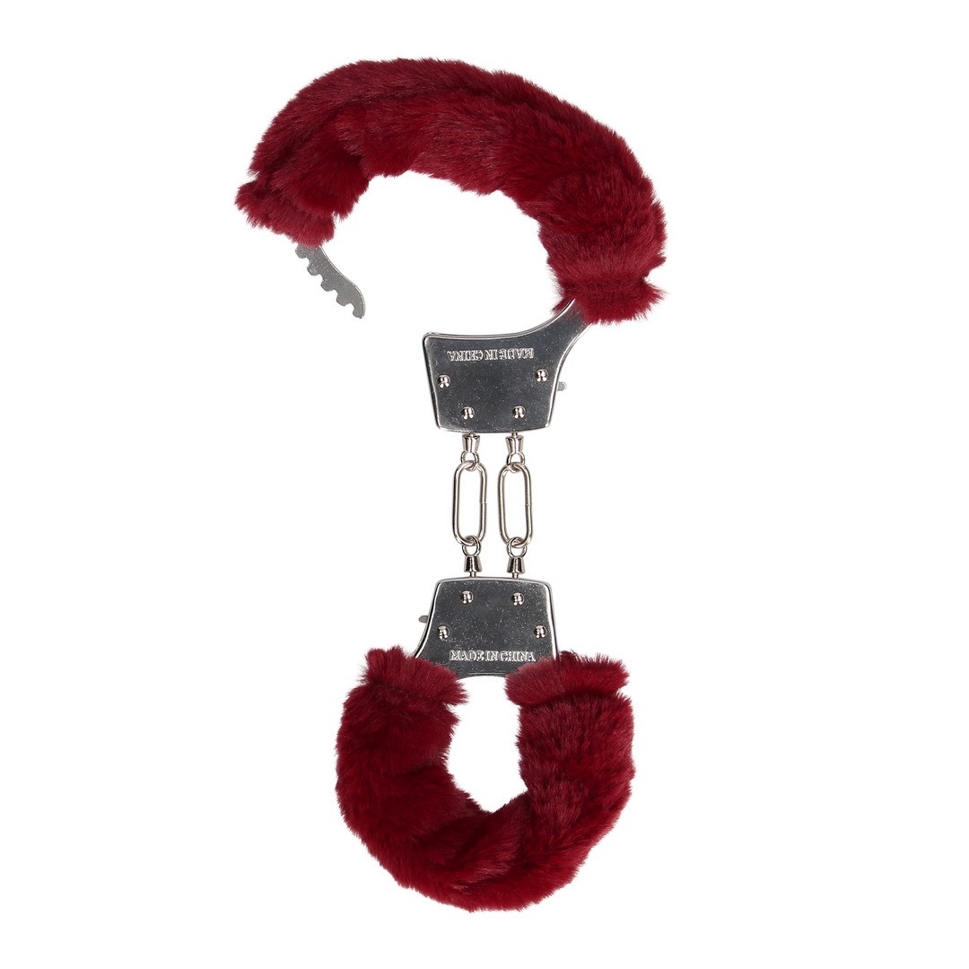 ALGEMAS COM PELÚCIA FURRY METAL VERMELHO OUCH! - Image 5