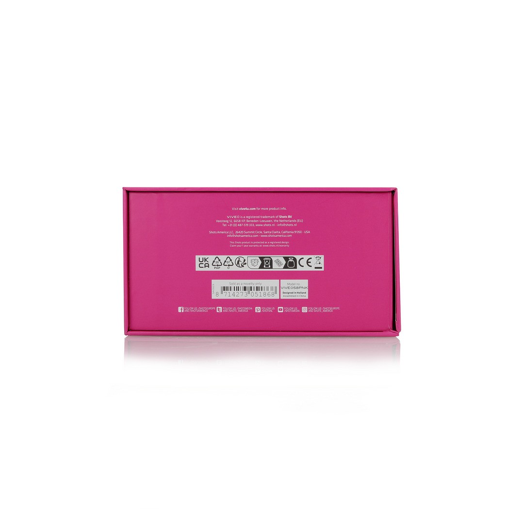 VIBRADOR RIKO COM MOTOR TRIPLO PULSE WAVE STIMULATOR ROSA VIVE - Image 4