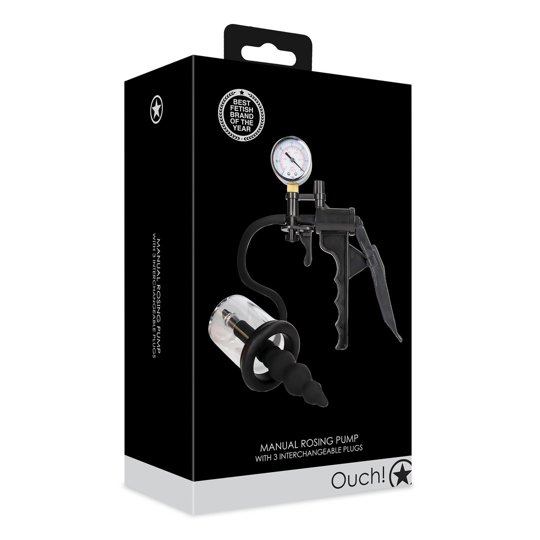 BOMBA DE ROSCA MANUAL ROSING PRETA OUCH!