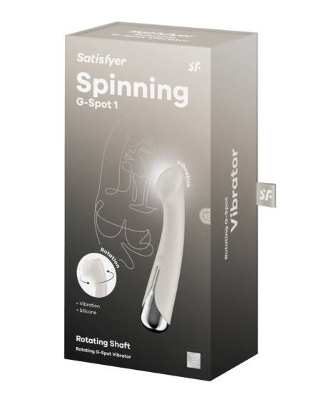 VIBRADOR SPINNING G-SPOT 1 BEIGE SATISFYER