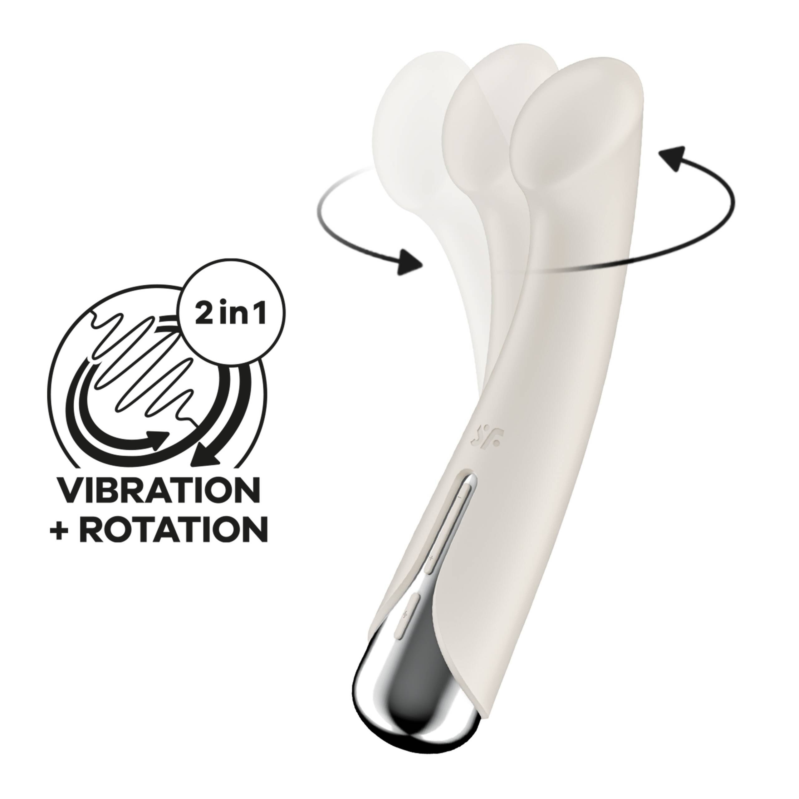 VIBRADOR SPINNING G-SPOT 1 BEIGE SATISFYER - Image 8