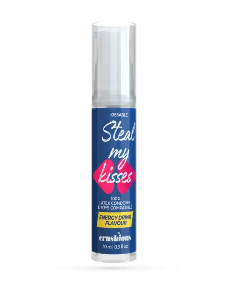 GEL LUBRIFICANTE STEAL MY KISSES COM SABOR A BEBIDA ENERGÉTICA CRUSHIOUS 10ML