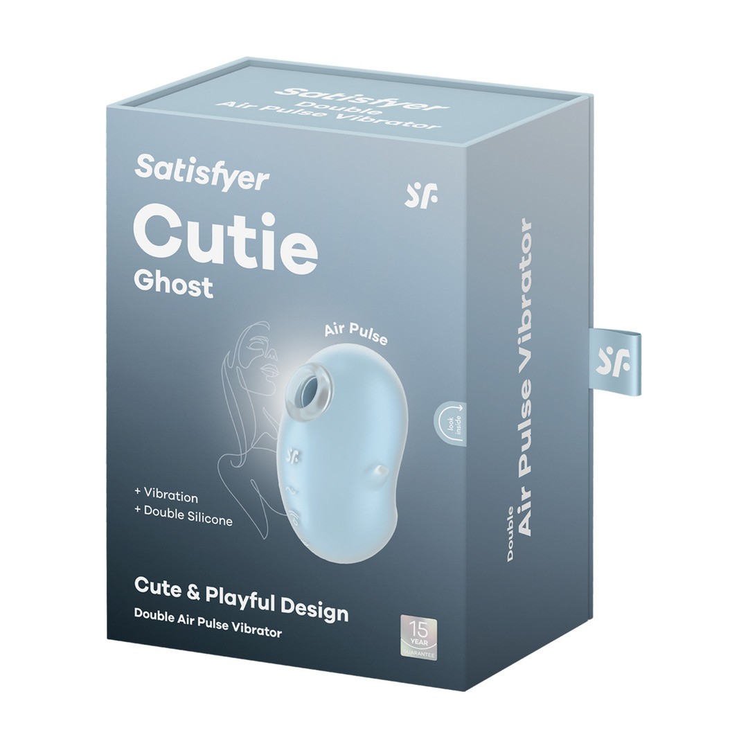VIBRADOR CUTIE GHOST - AIR PULSE VIBRATOR - AZUL SATISFYER - Image 3