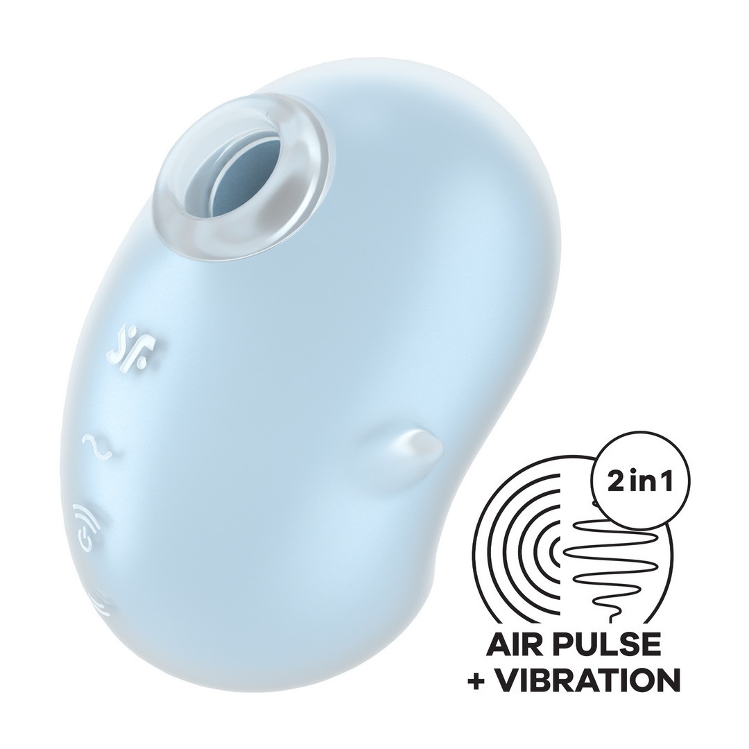 VIBRADOR CUTIE GHOST - AIR PULSE VIBRATOR - AZUL SATISFYER - Image 7