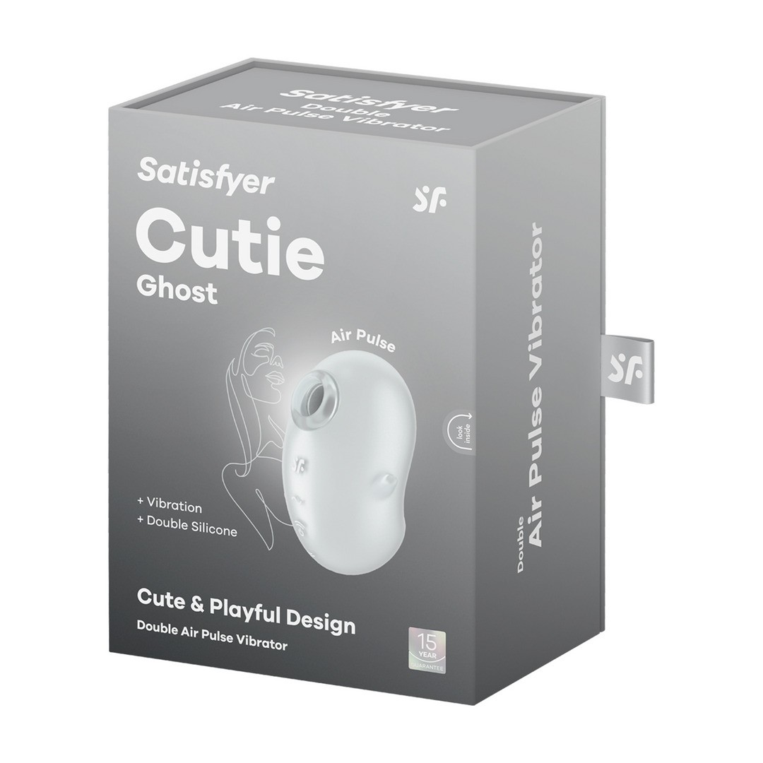 VIBRADOR CUTIE GHOST - AIR PULSE VIBRATOR - BRANCO SATISFYER - Image 3
