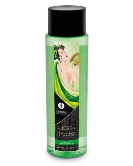 GEL DE DUCHE E BANHO - MENTA SENSUAL - 12.5 FL OZ / 370 ML - SHUNGA EROTIC ART