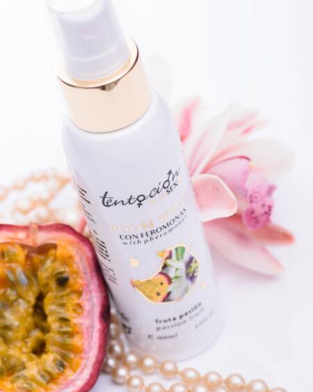 AMBIENTADOR COM FEROMONAS AROMA MARACUJÁ 100ML TENTACIÓN PLAY SEX