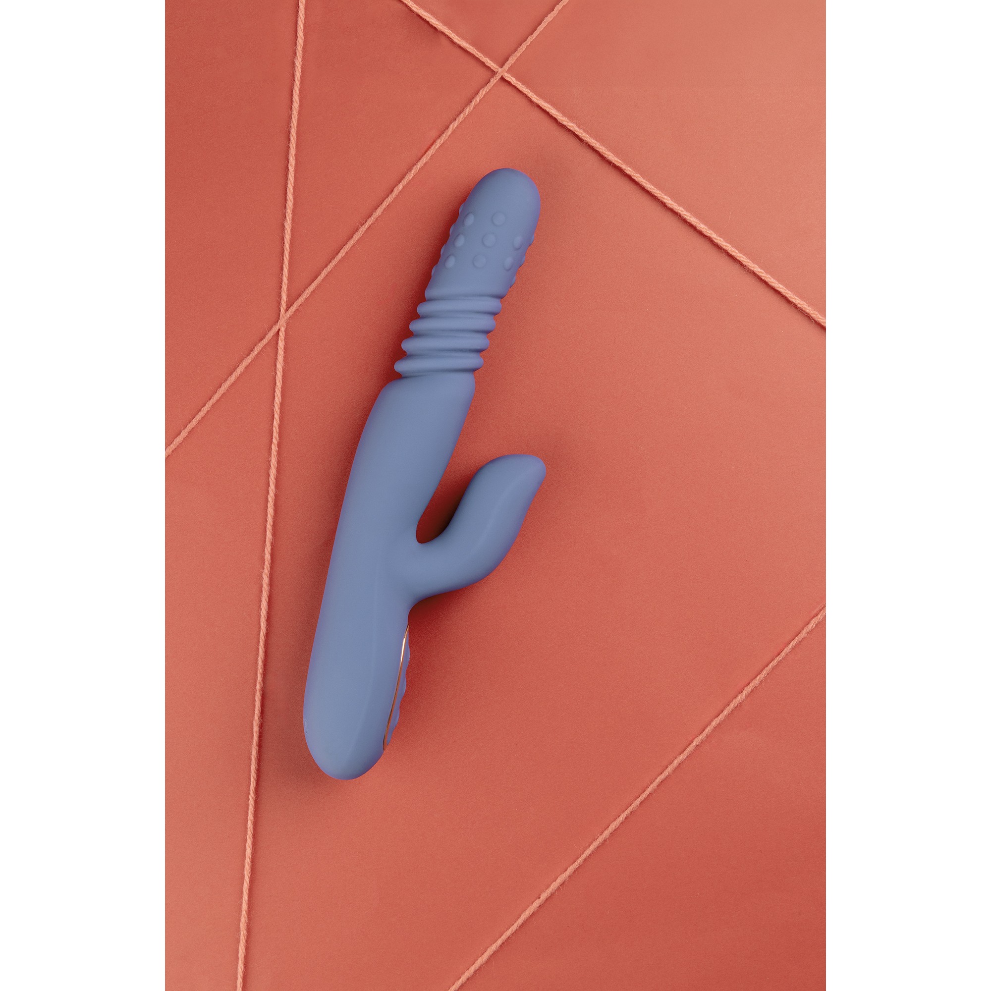 VIBRADOR COM PÉROLAS ROTATIVAS E IMPULSO RABBIT BLUE NOVA LOVELINE - Image 6
