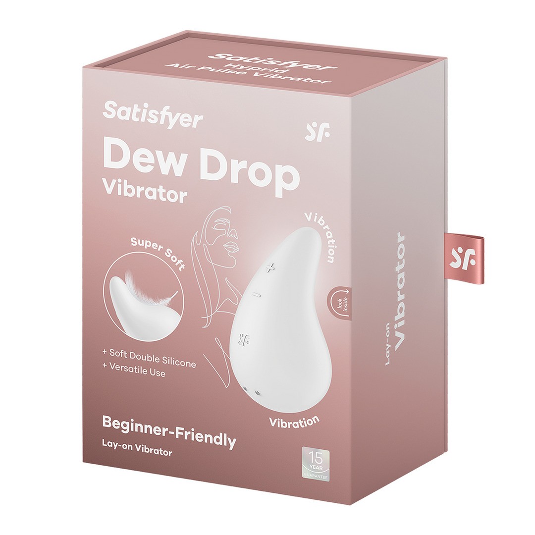ESTIMULADOR DEW DROP BRANCO SATISFYER