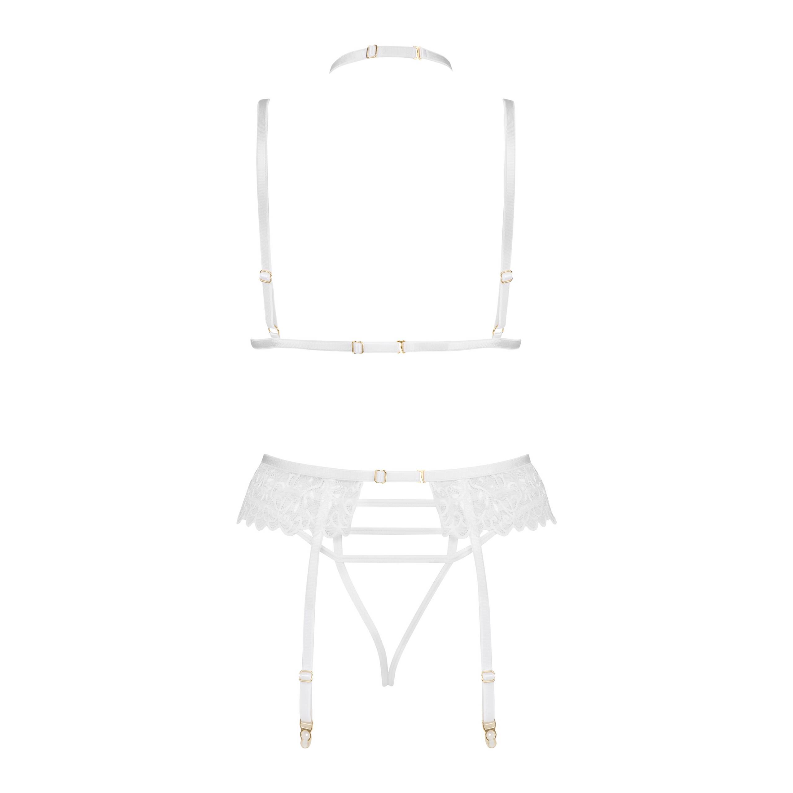 CONJUNTO DE 3 PEÇAS NOEMI BRANCO BEAUTY NIGHT FASHION - Image 10