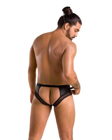 TANGA COM ABERTURA TOM PRETA PASSION