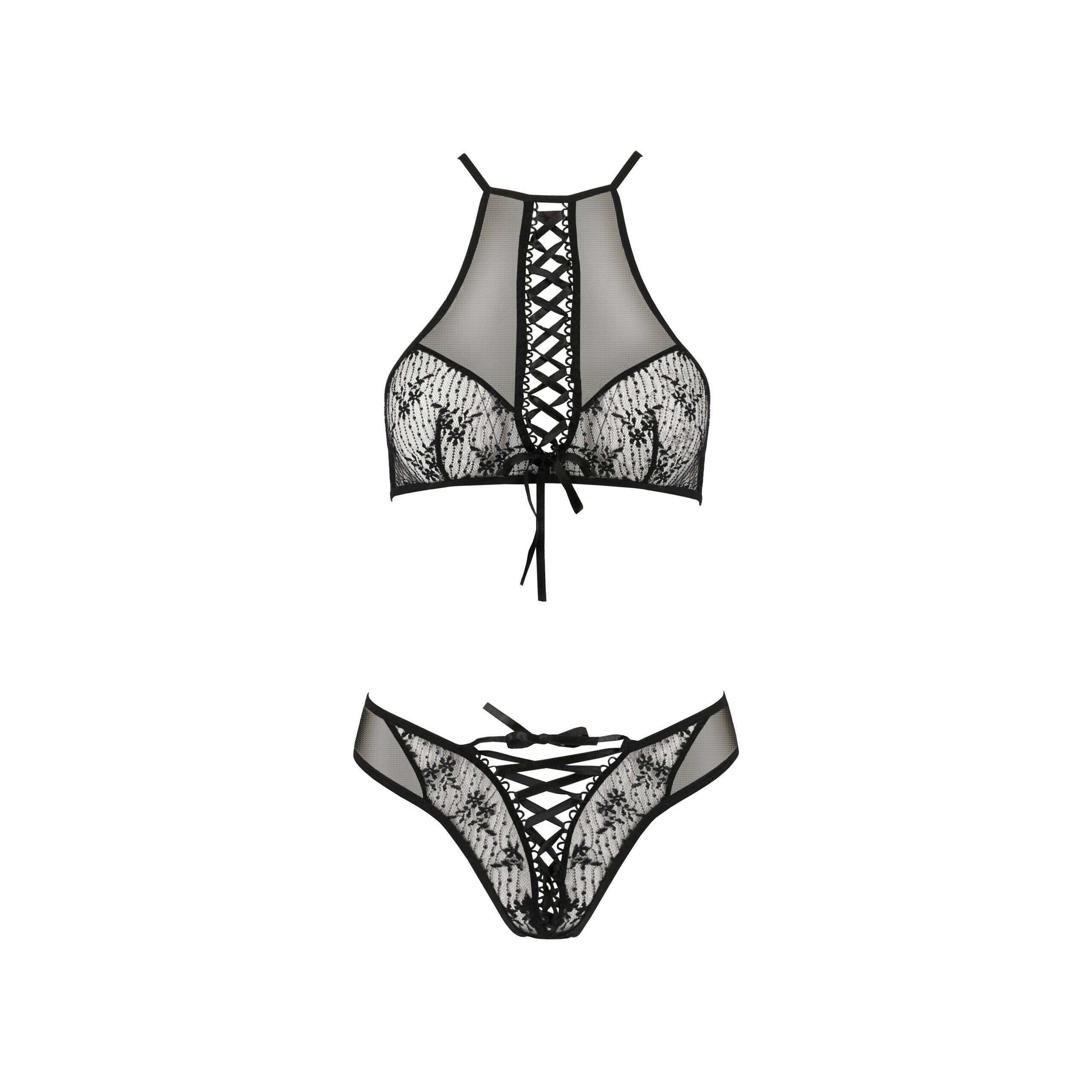 CONJUNTO DE 2 PEÇAS AZALIA PRETO EROTIC LINE PASSION - Image 5