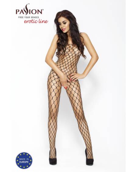 CATSUIT BS001 PRETO EROTIC LINE PASSION