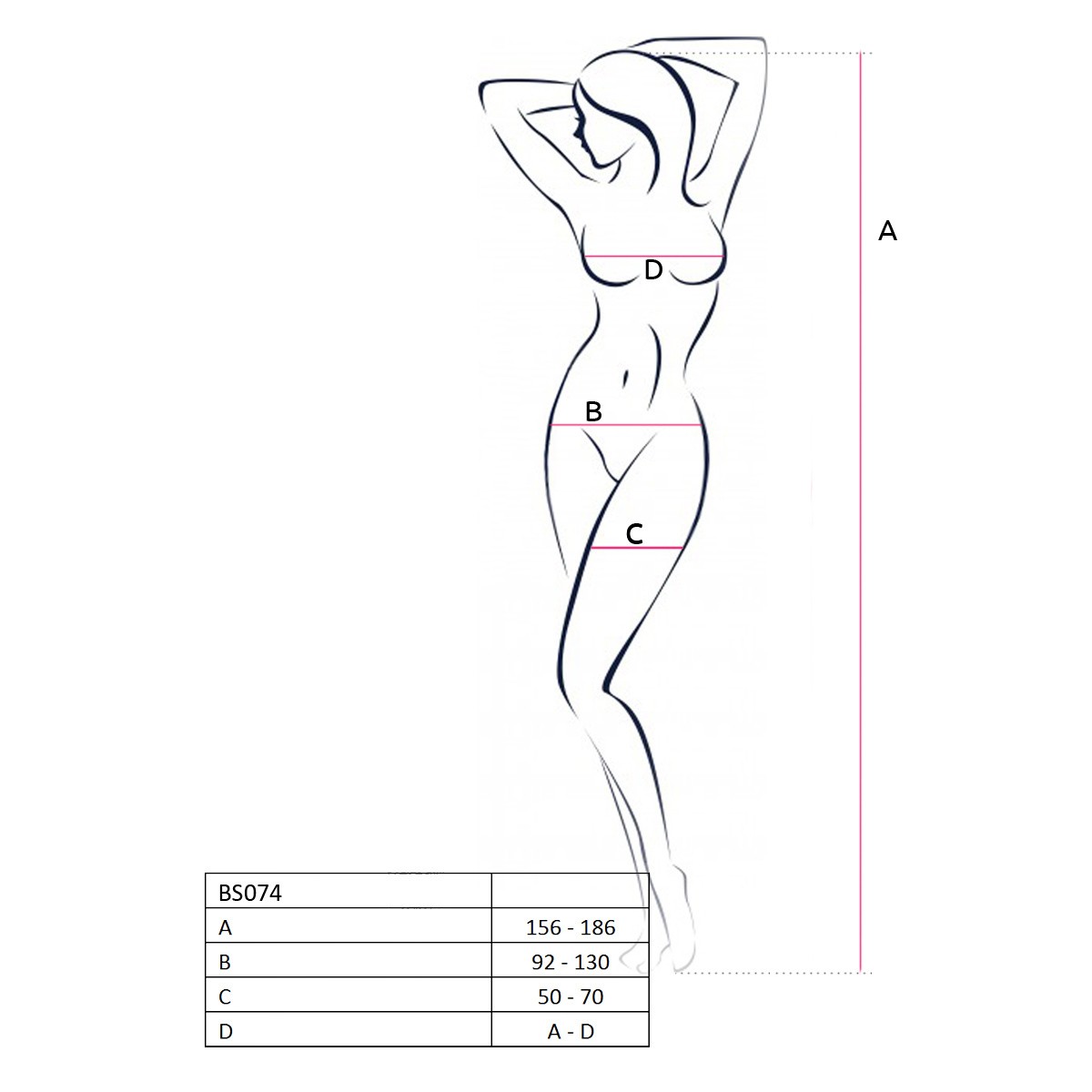 CATSUIT BS074 PRETO EROTIC LINE PASSION - Image 4