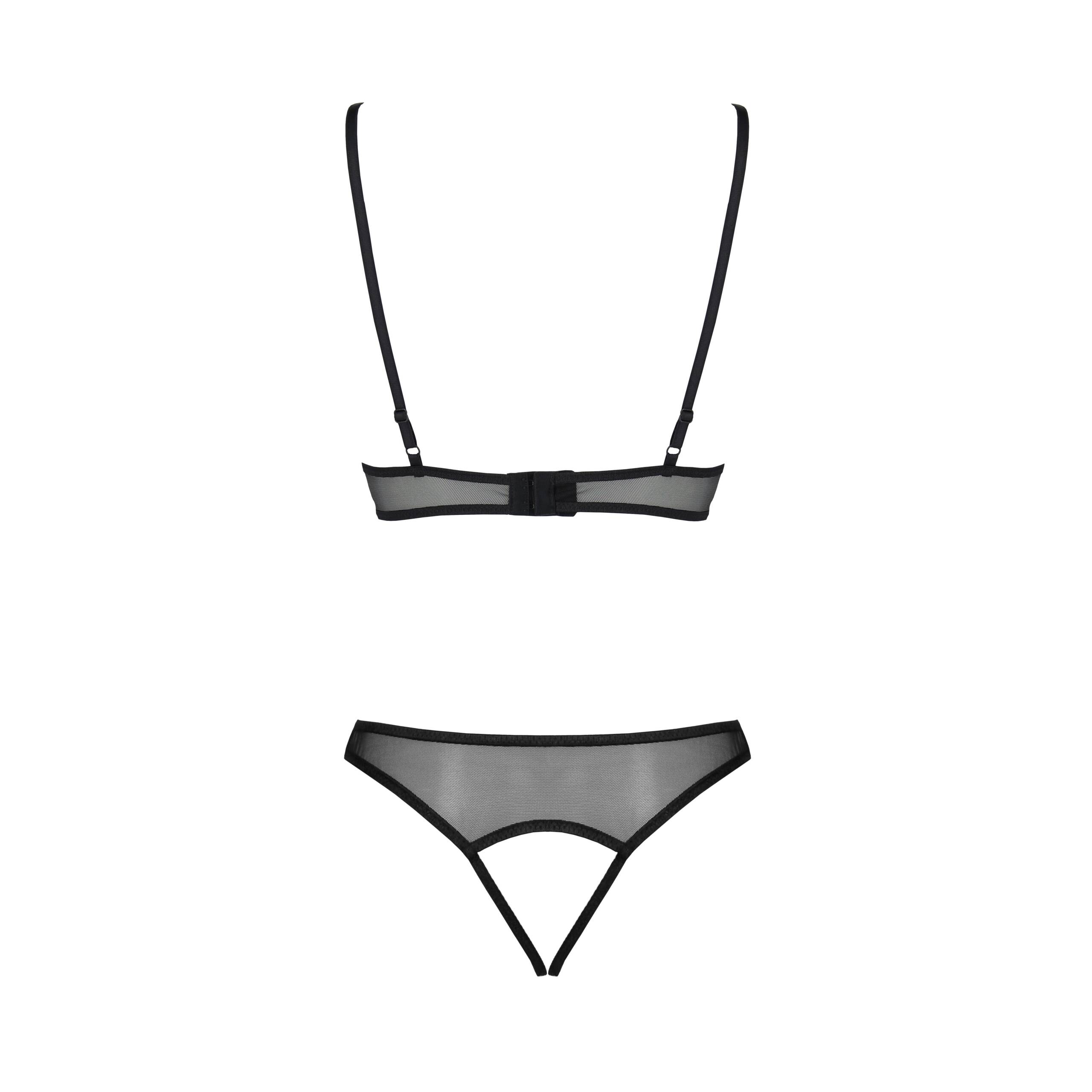 CONJUNTO DE 2 PEÇAS CHRISTA PRETO EROTIC LINE PASSION - Image 4