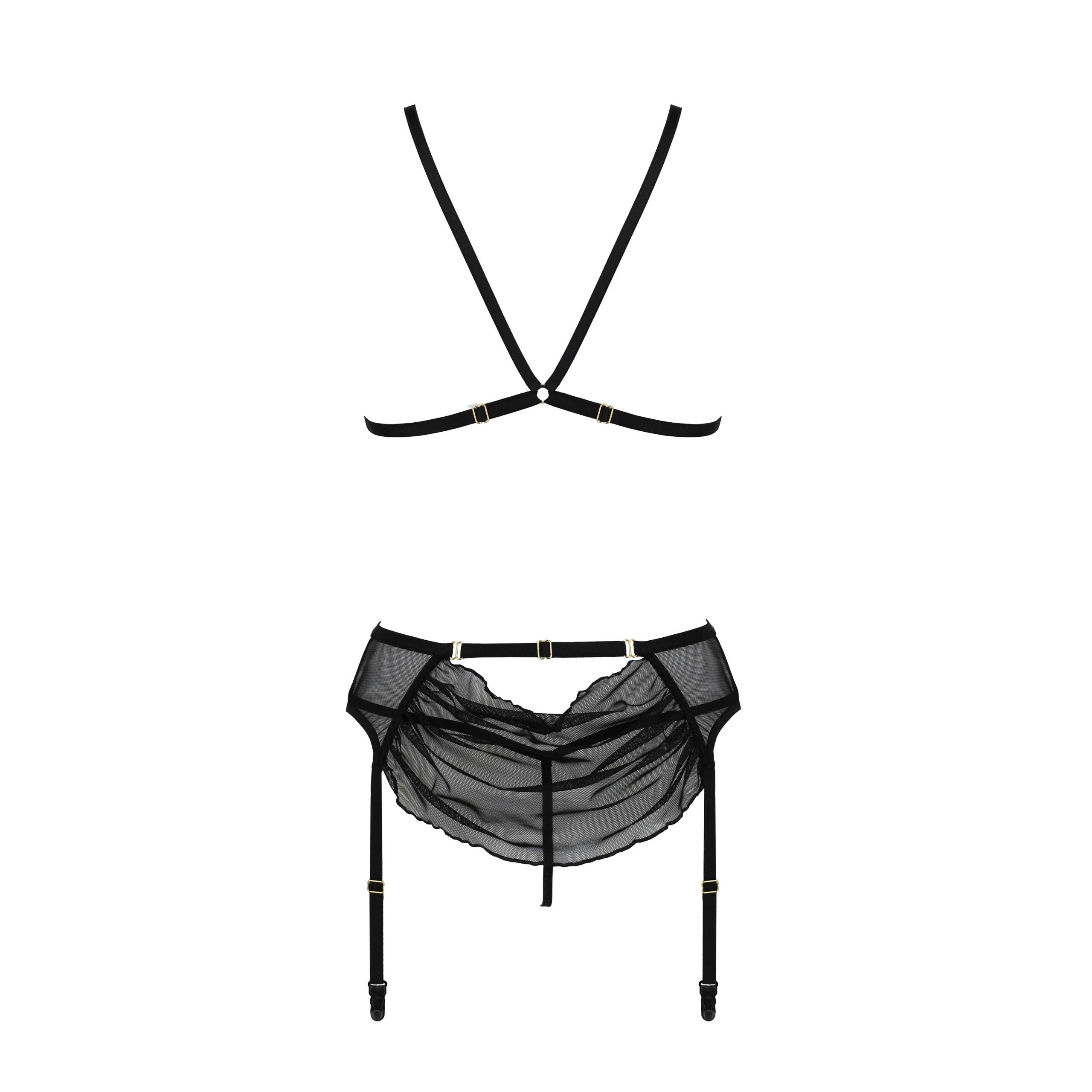 CONJUNTO DE 3 PEÇAS DELIENA PRETO PASSION - Image 4