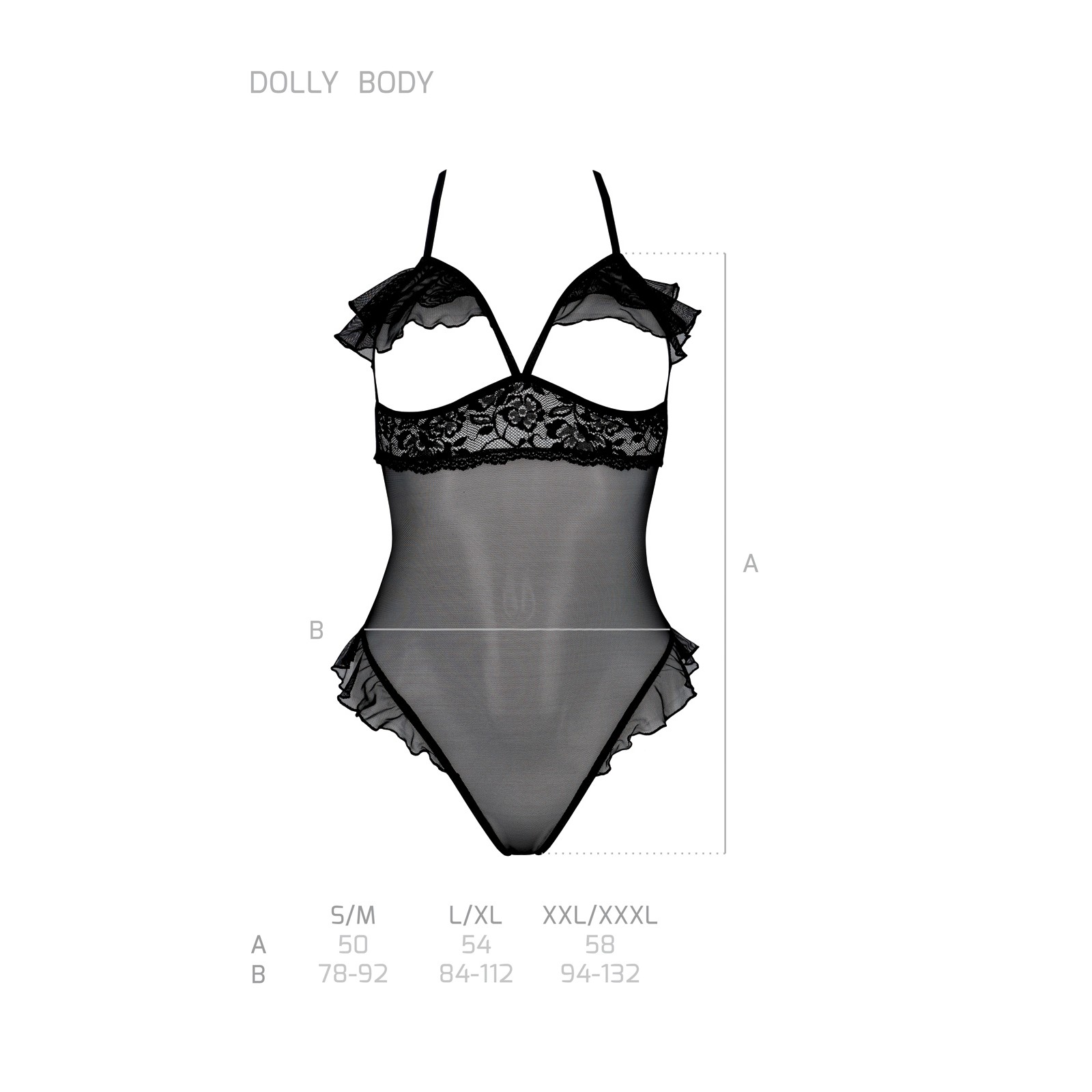 BODY DOLLY PRETO EROTIC LINE PASSION - Image 5