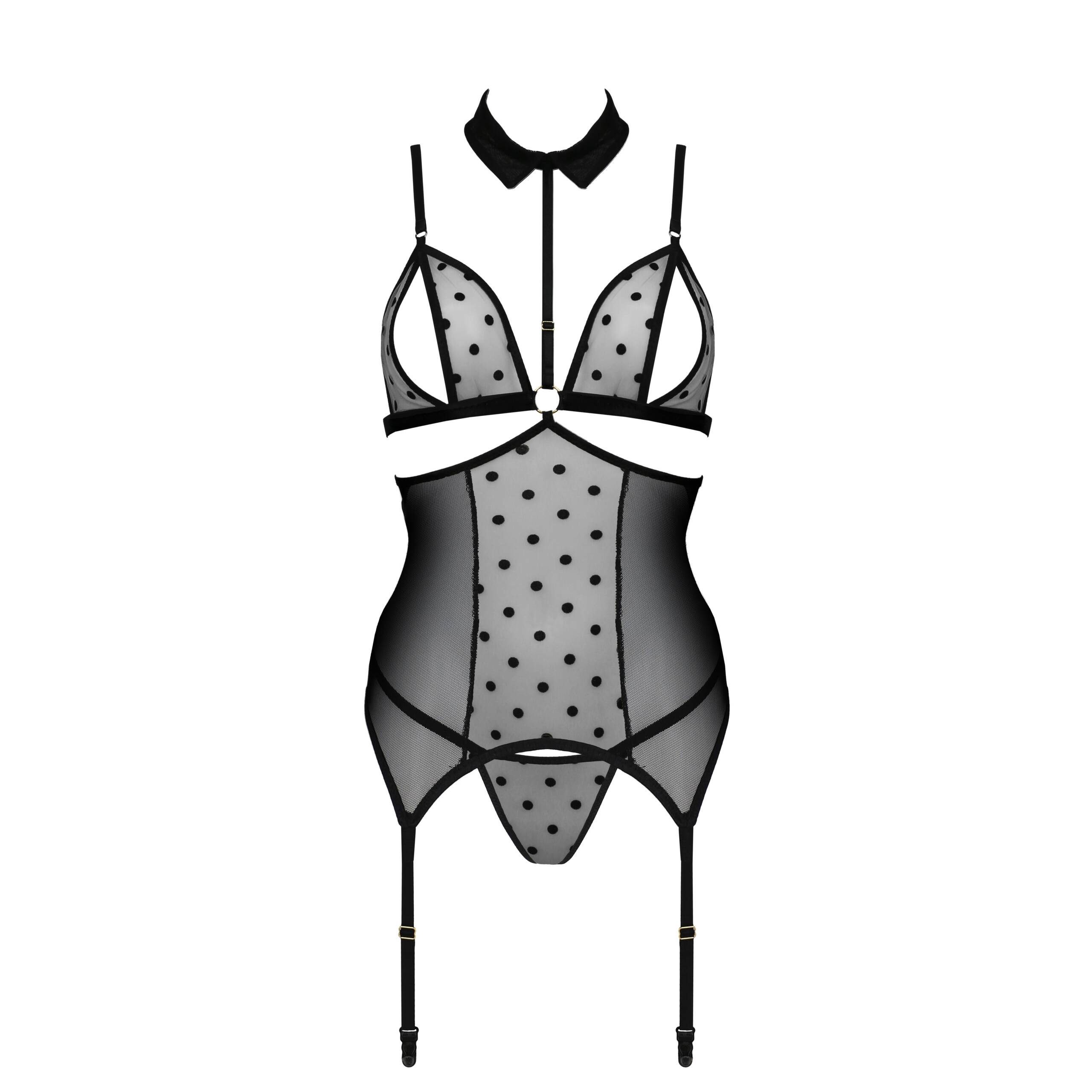 CORPETE E TANGA DOMINICA PRETO DEVIL COLLECTION PASSION - Image 3