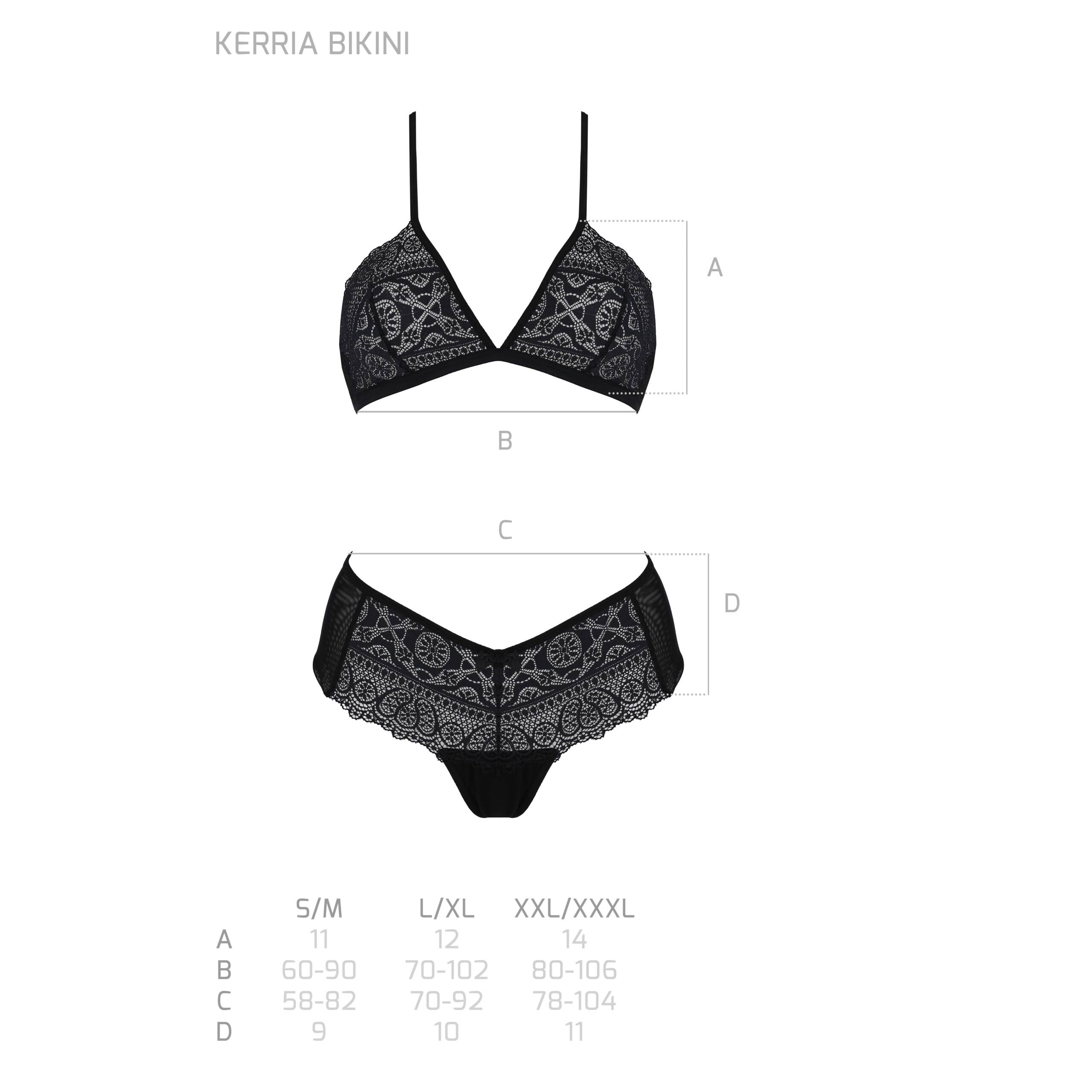 CONUNTO DE 2 PEÇAS KERRIA BIKINI PRETO ECO COLLECTION PASSION - Image 5